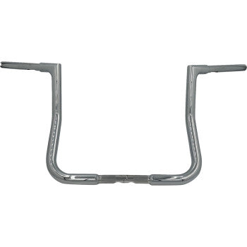 FAT BAGGERS INC. 1-1/4" EZ Install Flat Top Handlebar - Reduced Reach - 13" - Chrome 705013