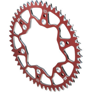 MOTO-MASTER 7075 Aluminum Rear Sprocket - 51 Tooth - Red 620072351