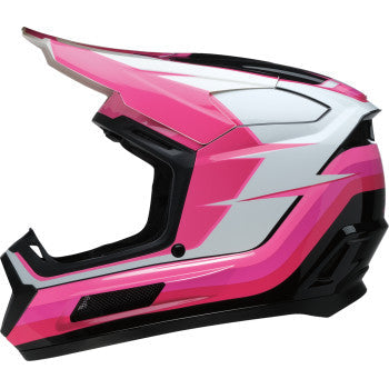 Z1R Youth Dirt Maxx Helmet - Vortex - Pink/White - Small 0111-1721