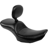 LE PERA Maverick Daddy Long Legs Seat - With Backrest - Smooth - FLH/FLT '23-'24 LV-957DLBRS