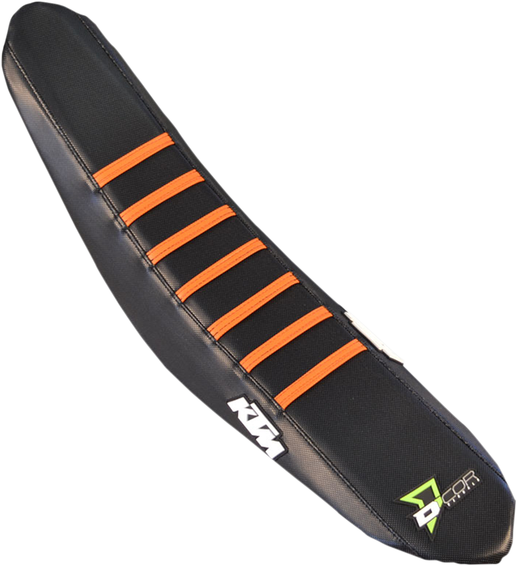 D'COR VISUALS Seat Cover - Black/Orange - SX '11-'16 30-30-205