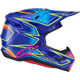 ALPINESTARS SM7 Helmet - Cast - Gloss/Blue/Pink/Yellow Fluo - Large 8302626-7254-L