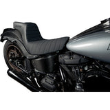 SLYFOX Highnoon Seat - Vinyl - Classic Stitch - Black Logo - FL/FX '18-'24 4701A-slyfox