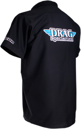 THROTTLE THREADS Drag Specialties Shop Shirt - Black - 3XL DRG26S24BK3R