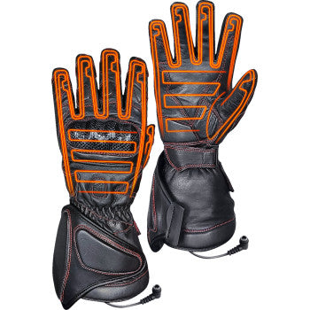 GERBING HEATED CLOTHING 12 V Extreme Hard Knuckle Heated Gloves - Black - 3XL GEREXGL12B3XL