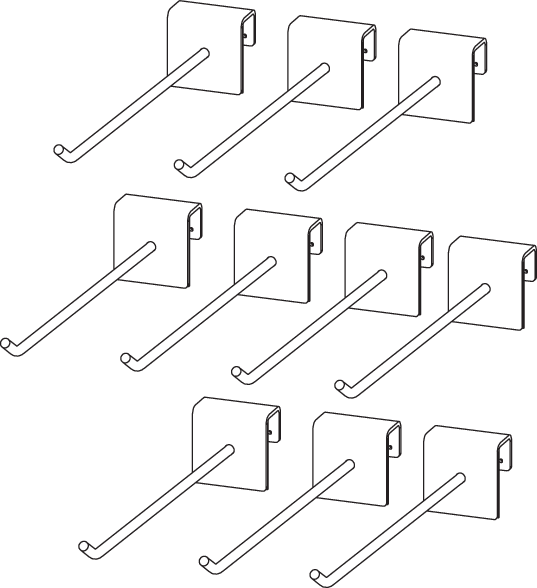 ICON Display Glove Peg Kit - 10 Pack 9903-0491