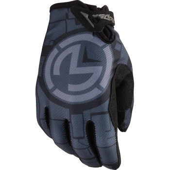 MOOSE RACING Youth SX1™ Gloves - Black/Gray - Medium 3332-1879