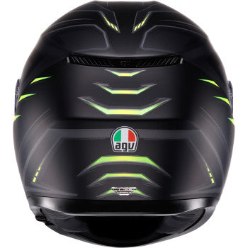 IN STOCK OPEN BOX  AGV Helmet K3 Syth Matte Black/Yellow Fluo Md 2118381004-026-M