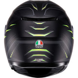 IN STOCK OPEN BOX  AGV Helmet K3 Syth Matte Black/Yellow Fluo Md 2118381004-026-M