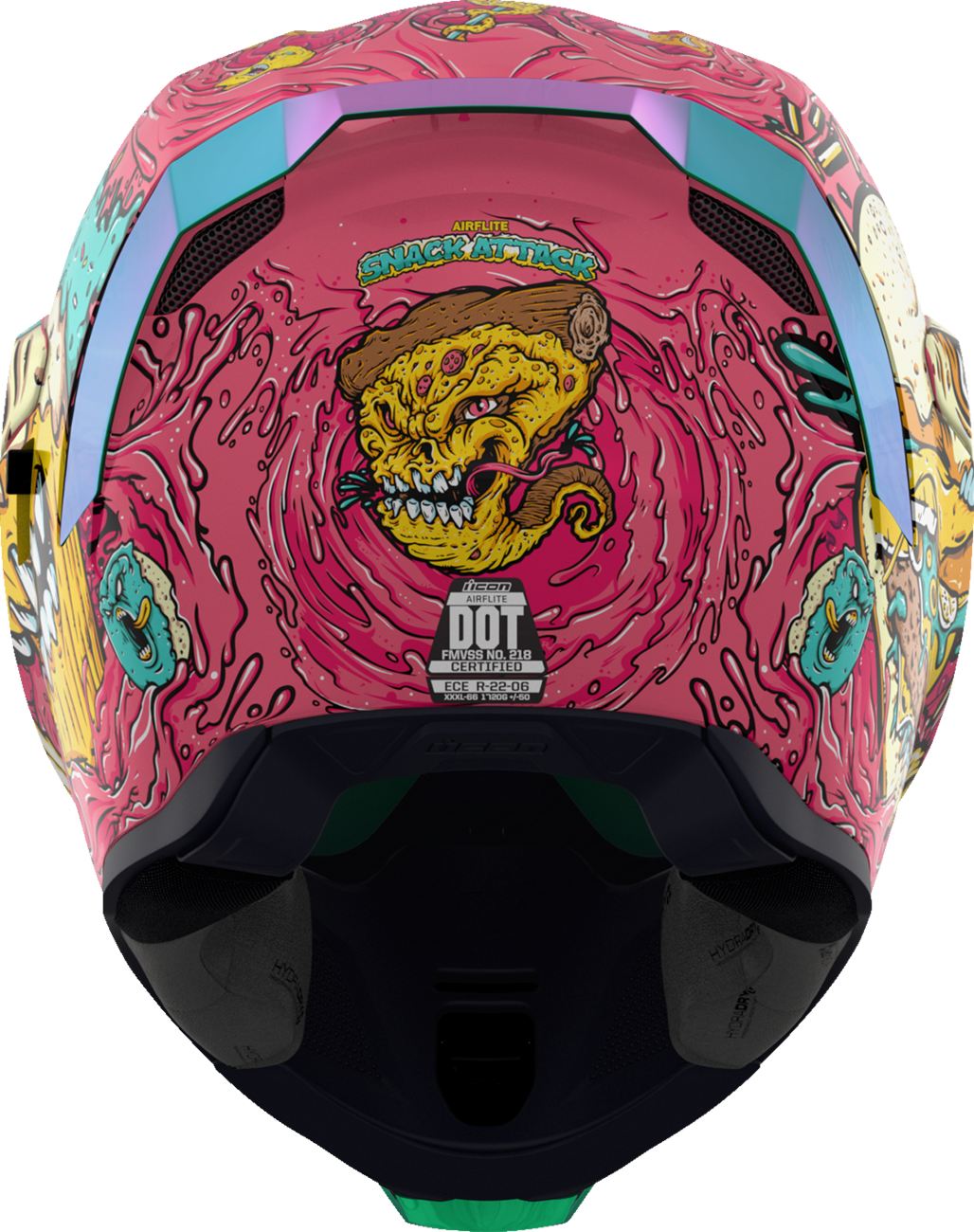 ICON Airflite™ Helmet - Snack Attack - MIPS® - Pink - Large 0101-16929
