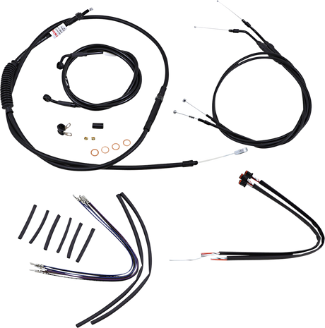 BURLY BRAND Control Kit - 16" Ape Hanger Handlebars B30-1108