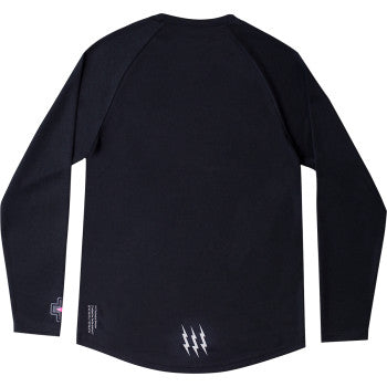 MUC-OFF USA Riders Long-Sleeve Jersey - Black - XS 20364