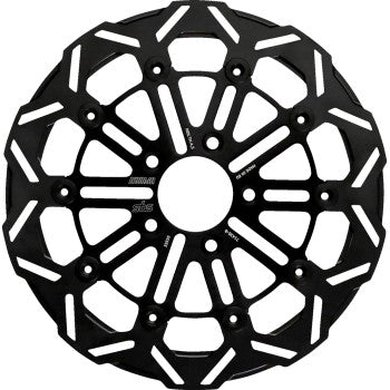 SBS Design "D" 10-Spoke Brake Rotor 7143E-B