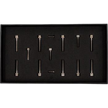 TRASK Bitchin' Bolts Hardware Kit - Titanium - M8 - Cam Cover TM-1050-C