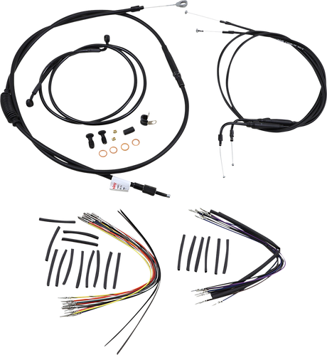 BURLY BRAND Control Kit - 16" Ape Hanger Handlebars B30-1013