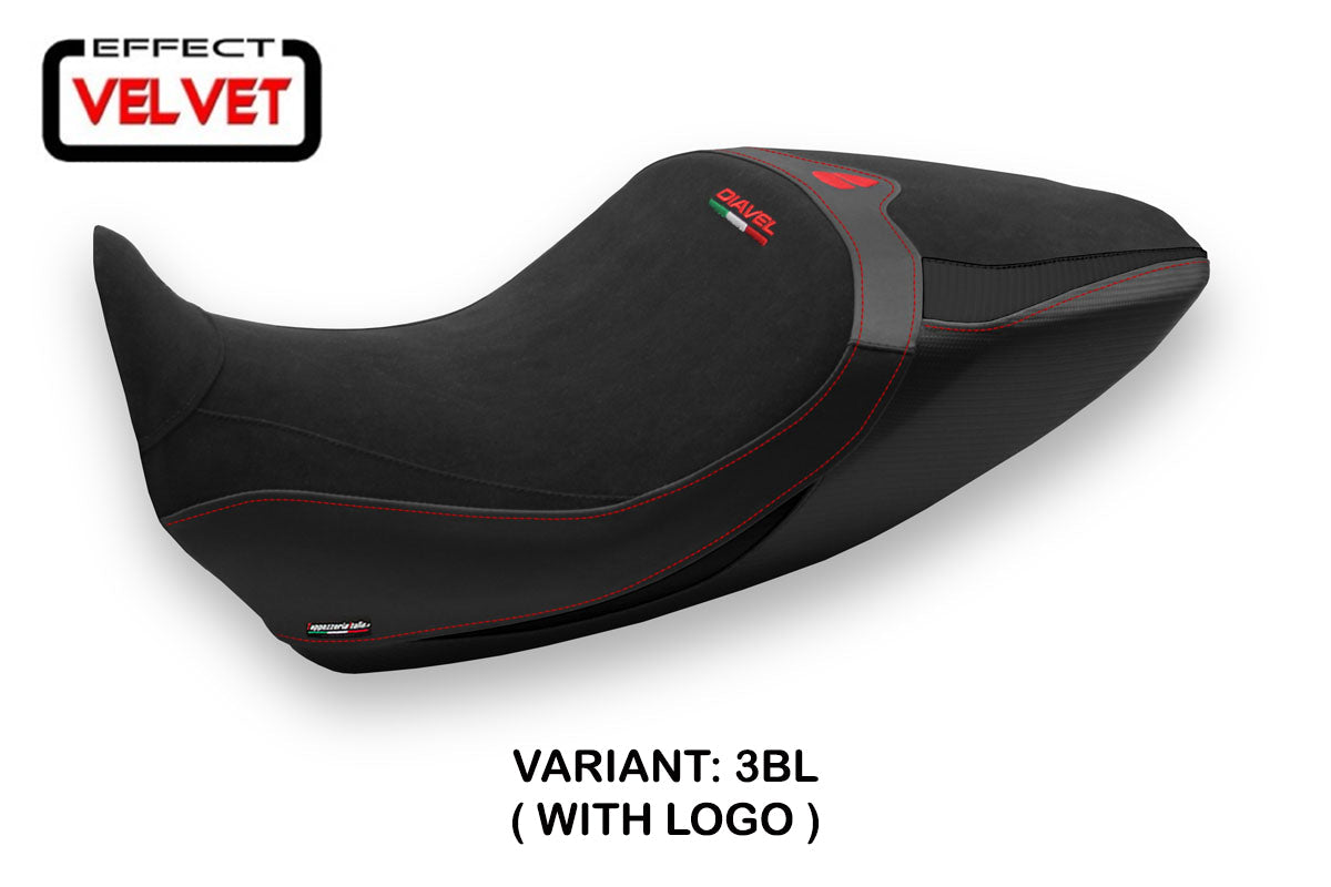 Tappezzeria Italia Ducati Diavel 1260 2019-2023 Seat Cover in Black