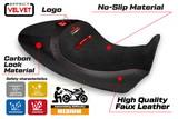 Tappezzeria Italia Ducati Diavel 1260 1260S 2019-2023 Seat Cover in Black