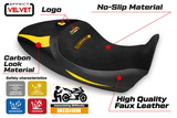 Tappezzeria Italia Ducati Diavel 1260 1260S 2019-2023 Seat Cover in Yellow and Black