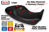 Tappezzeria Italia Ducati Diavel 1260 1260S 2019-2023 Seat Cover Comfort in Black