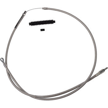 BARNETT High-Efficiency Stainless Steel Clutch Cable for Harley-Davidson - +6" 102-30-10062-6