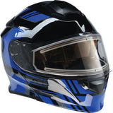 Z1R Solaris 2.0 Helmet - First Tracks - Electric - Dual Pane - Black/Blue - Large 0120-0834