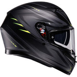 IN STOCK OPEN BOX  AGV Helmet K3 Syth Matte Black/Yellow Fluo Md 2118381004-026-M