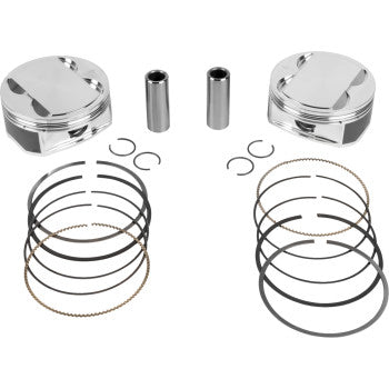 JE PISTONS Piston Kit - 4.250" Bore - 4.500" Stroke - 12.0:1 CR - 114" M8 398763