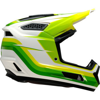 Z1R Dirt Maxx Helmet - Vortex - White/Green - 2XL 0110-9369