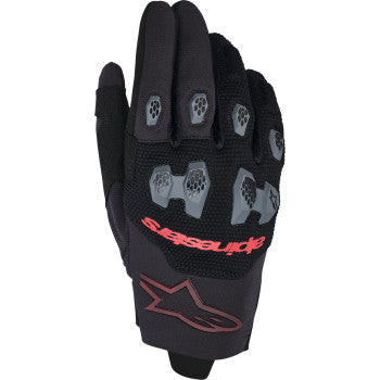 ALPINESTARS Pro-Dura Gloves - Black/Bright Red - XL 3560425-1303-XL