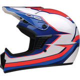 Z1R Child Dirt Maxx Helmet - Vortex - Red/White/Blue - S/M 0111-1748