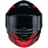 Z1R Solaris 2.0 Modular Helmet - Slater - Red - 2XL 0100-2456