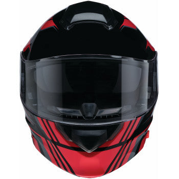 Z1R Solaris 2.0 Modular Helmet - Slater - Red - Large 0100-2454