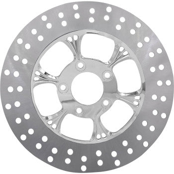 RC COMPONENTS Floating Brake Rotor - Front Left - Majestic - 320 mm - Chrome ZSSCOG320A-102C-LF2K