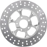 RC COMPONENTS Floating Brake Rotor - Front Left - Majestic - 320 mm - Chrome ZSSCOG320A-102C-LF2K
