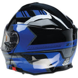 Z1R Solaris 2.0 Helmet - First Tracks - Electric - Dual Pane - Black/Blue - 2XL 0120-0836