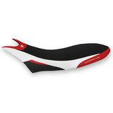 Tappezzeria Italia Ducati Hypermotard 950 2019-2025 Seat Cover in White and Red