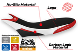Tappezzeria Italia Ducati Hypermotard 950 2019-2025 Seat Cover in White and Red