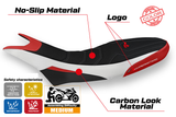 Tappezzeria Italia Ducati Hypermotard 950 2019-2025 Seat Cover Ultragrip in White, Red and Black