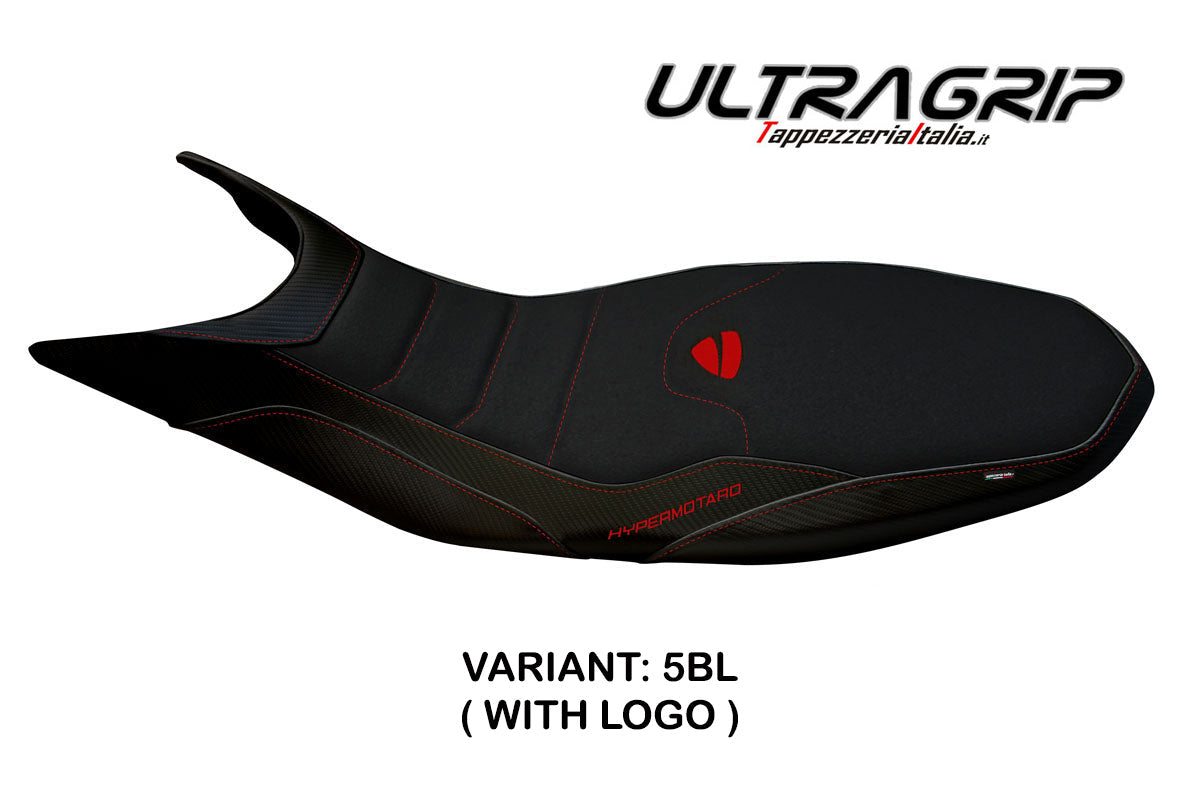 Tappezzeria Italia Ducati Hypermotard 821 939 2013-2018 Seat Cover Ultragrip in Black