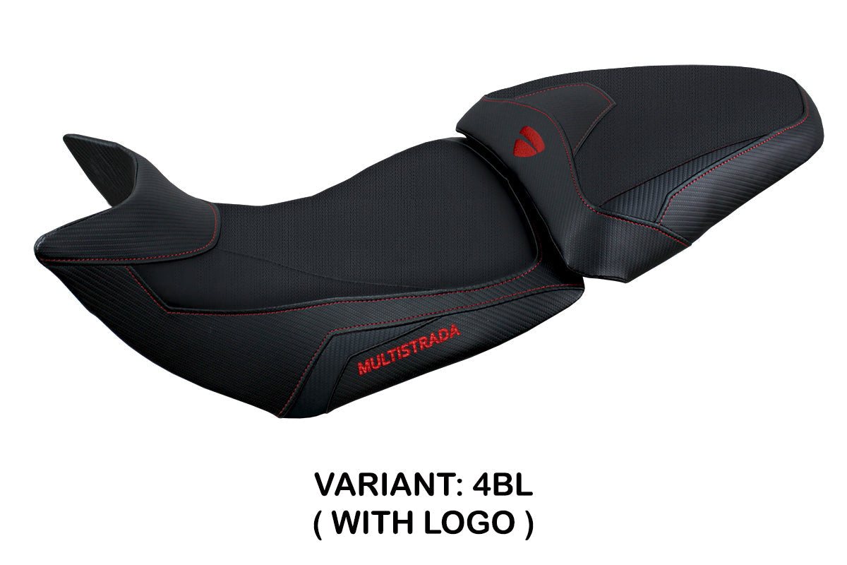 Tappezzeria Italia Ducati Multistrada 1200 1260 2015-2020 Seat Cover in Black