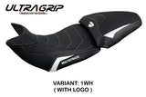 Tappezzeria Italia Ducati Multistrada 1200 1260 2015-2020 Seat Cover Ultragrip in White