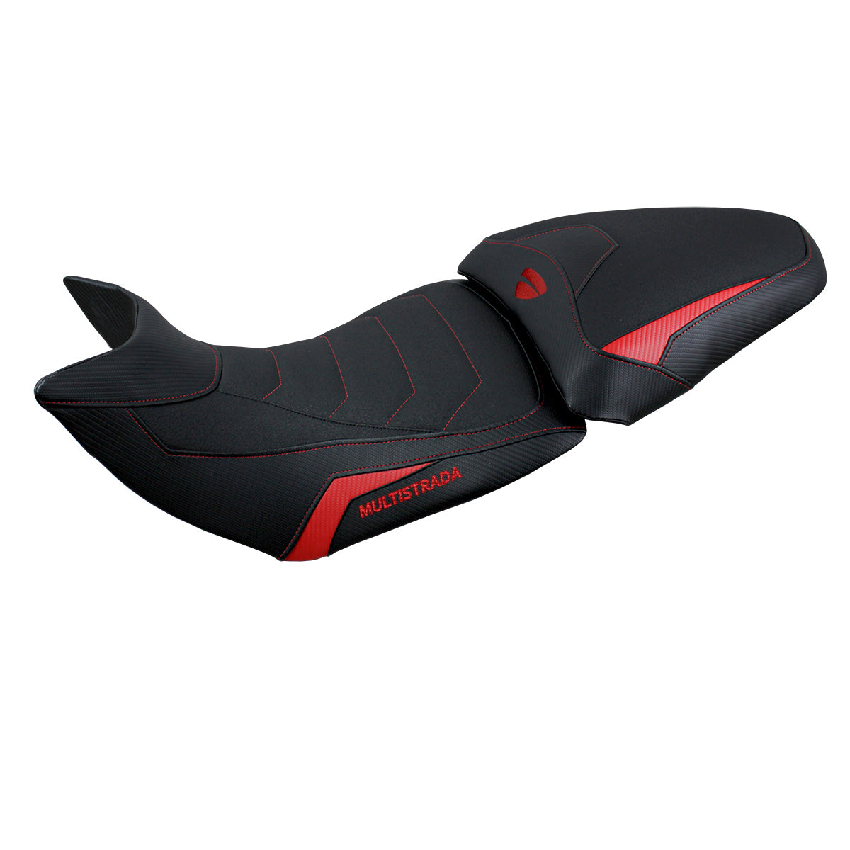 Tappezzeria Italia Ducati Multistrada 1200 1260 2015-2020 Seat Cover Ultragrip in Red
