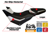 Tappezzeria Italia Ducati Multistrada 950 2017-2021 Seat Cover in White and Black