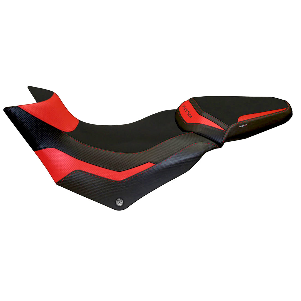 Tappezzeria Italia Ducati Multistrada 950 2017-2021 Seat Cover in Red and Black