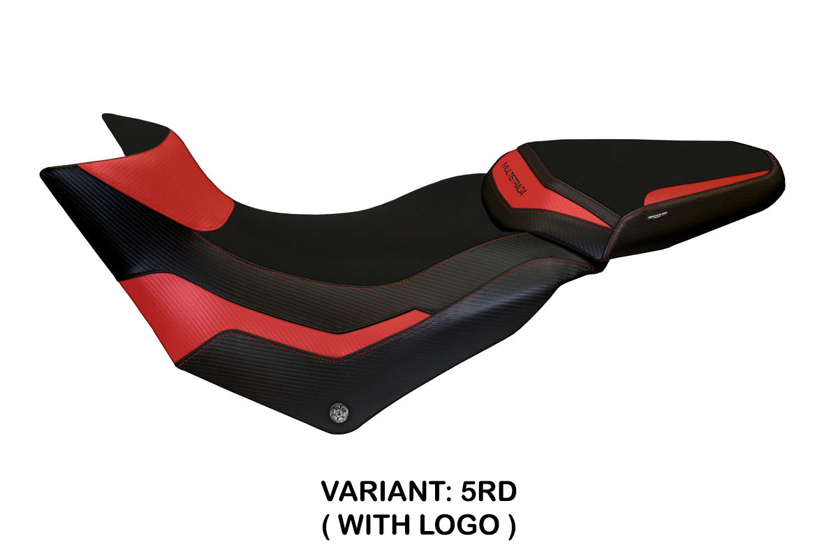 Tappezzeria Italia Ducati Multistrada 950 2017-2021 Seat Cover in Red and Black