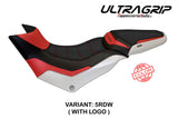 Tappezzeria Italia Ducati Multistrada 950 2017-2021 Seat Cover Ultragrip in Red and White