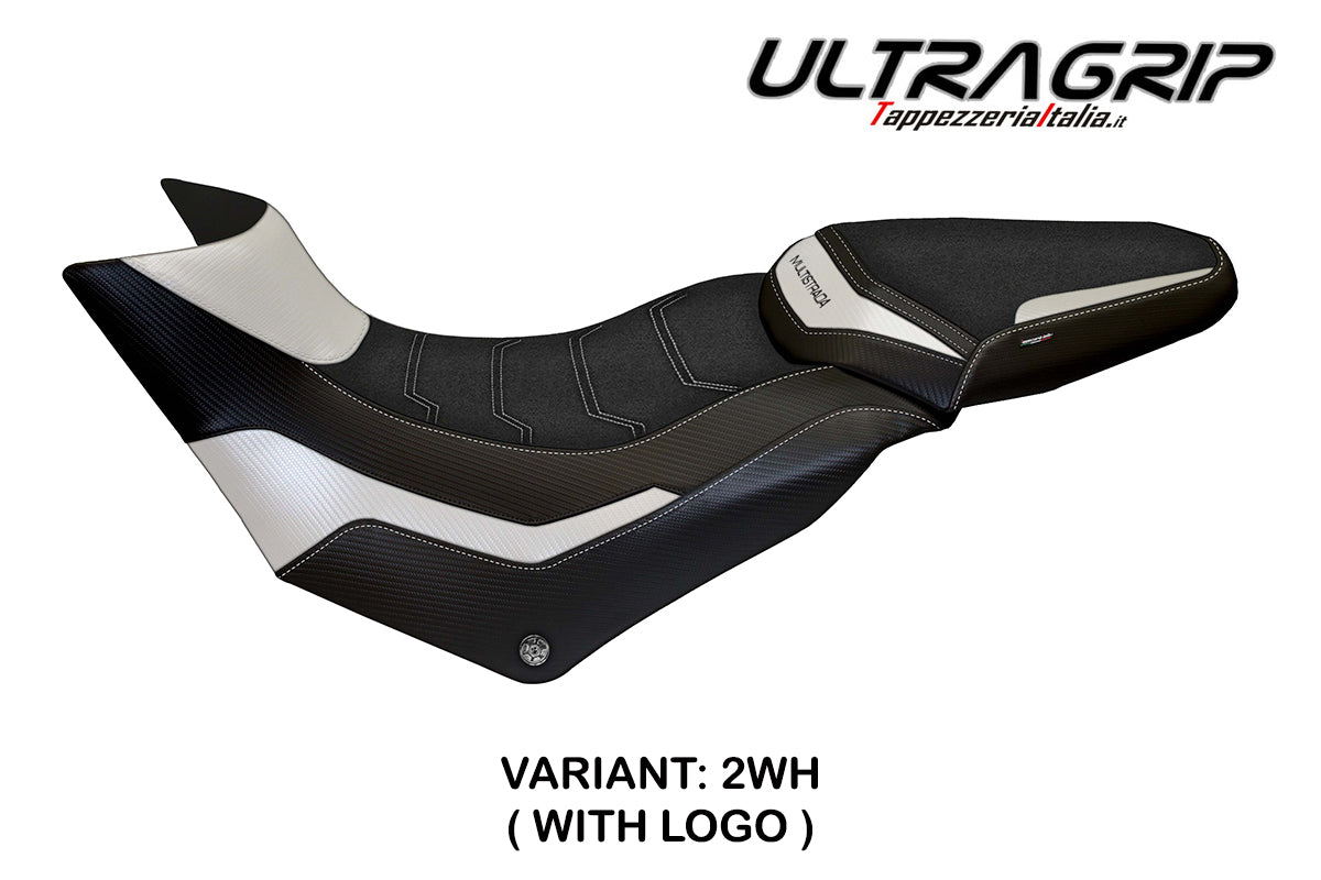Tappezzeria Italia Ducati Multistrada 950 2017-2021 Seat Cover Ultragrip in White