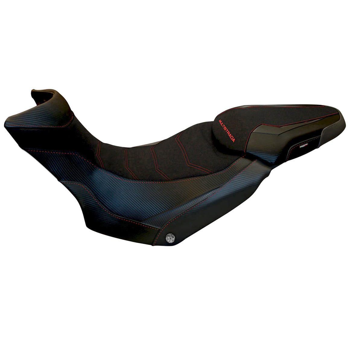 Tappezzeria Italia Ducati Multistrada 1200 1260 Enduro 2016-2021 Seat Cover in Grip Black