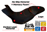 Tappezzeria Italia Ducati Multistrada 1200 1260 Enduro 2016-2021 Seat Cover Comfort in Black