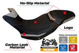 Tappezzeria Italia Ducati Multistrada 1200 1260 Enduro 2016-2021 Seat Cover in Silver